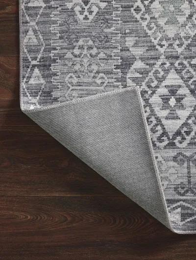 Zion ZIO03 Charcoal/Slate 5' x 7'6" Rug