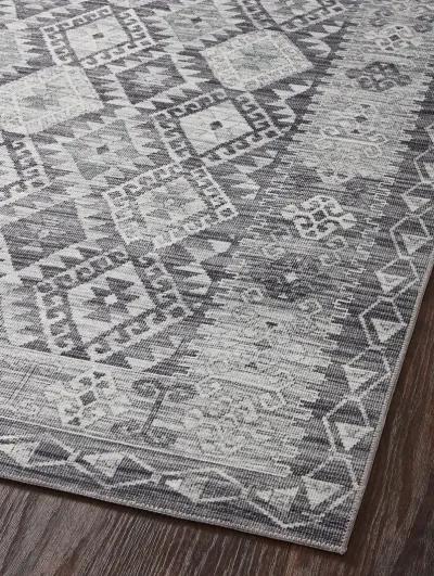 Zion ZIO03 Charcoal/Slate 5' x 7'6" Rug