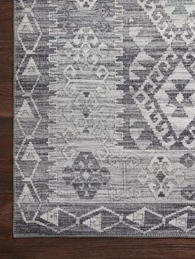 Zion ZIO03 Charcoal/Slate 5' x 7'6" Rug