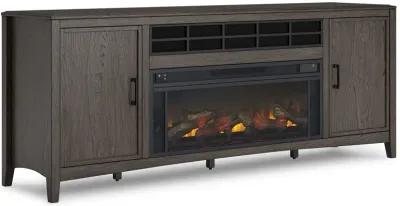 Montillan 84" TV Stand with Electric Fireplace