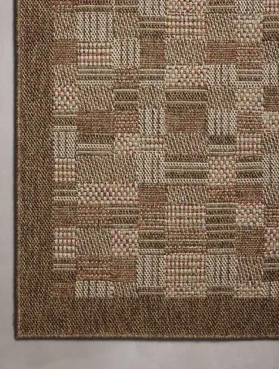 Merrick MER-04 Chestnut / Fiesta 6''3" x 9''2" Rug by Loloi II