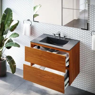 Scenic 30" Wall-Mount Bathroom Vanity