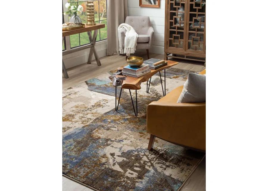 Vanguard by Drew & Jonathan Home Venerable Smokey gray 5' 3" X 7' 10" Rug