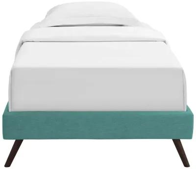 Modway - Loryn Twin Fabric Bed Frame with Round Splayed Legs