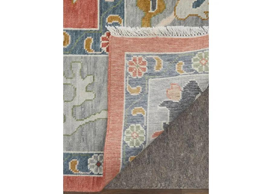 Karina 69G4F 2' x 3' Red/Gray/Ivory Rug