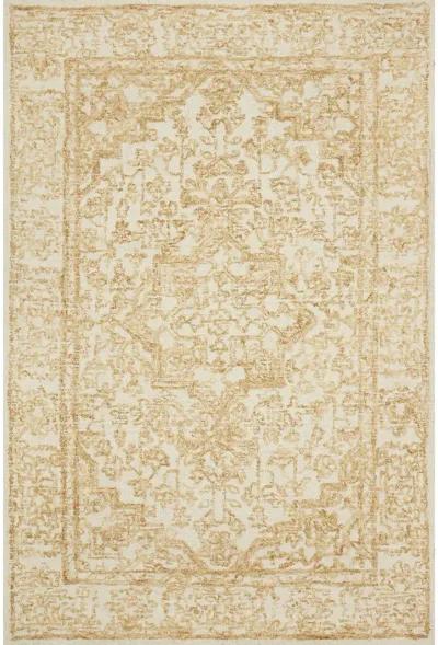 Annie ANN03 White/Gold 7'9" x 9'9" Rug