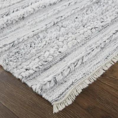 Alden 8637F Gray/Silver/Ivory 5' x 8' Rug