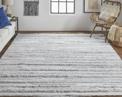 Alden 8637F Gray/Silver/Ivory 5' x 8' Rug