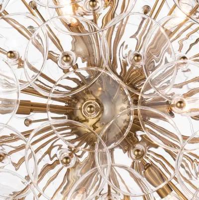 Poppy Glass Chandelier Small