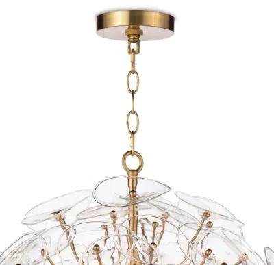 Poppy Glass Chandelier Small