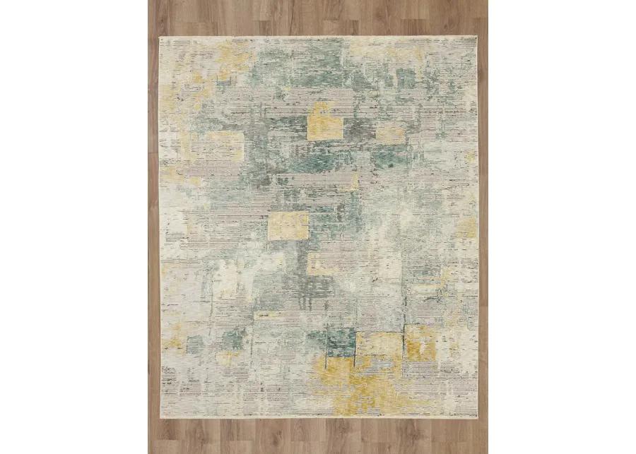 Memento Nostalgic Blue 2' 5" X 7' 5" Rug