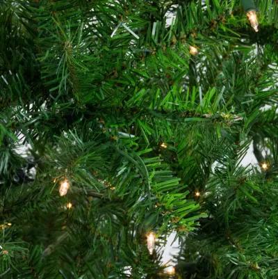 7' Pre-Lit Vail Spruce Medium Artificial Christmas Tree - Clear Lights