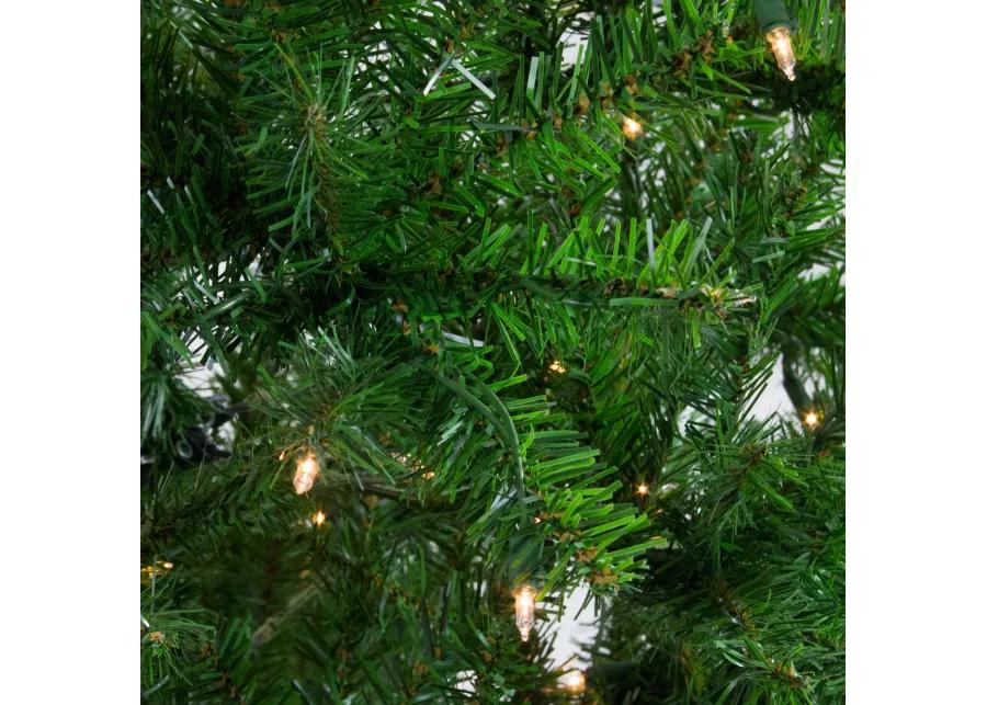 7' Pre-Lit Vail Spruce Medium Artificial Christmas Tree - Clear Lights