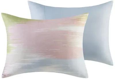 Gracie Mills Eira Abstract Brushstroke Modern Comforter Set