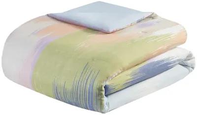 Gracie Mills Eira Abstract Brushstroke Modern Comforter Set