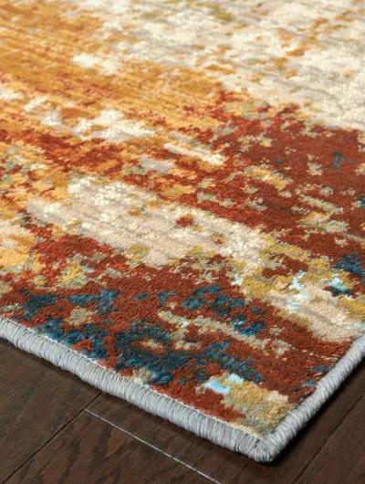 Sedona 5'3" x 7'6" Blue Rug