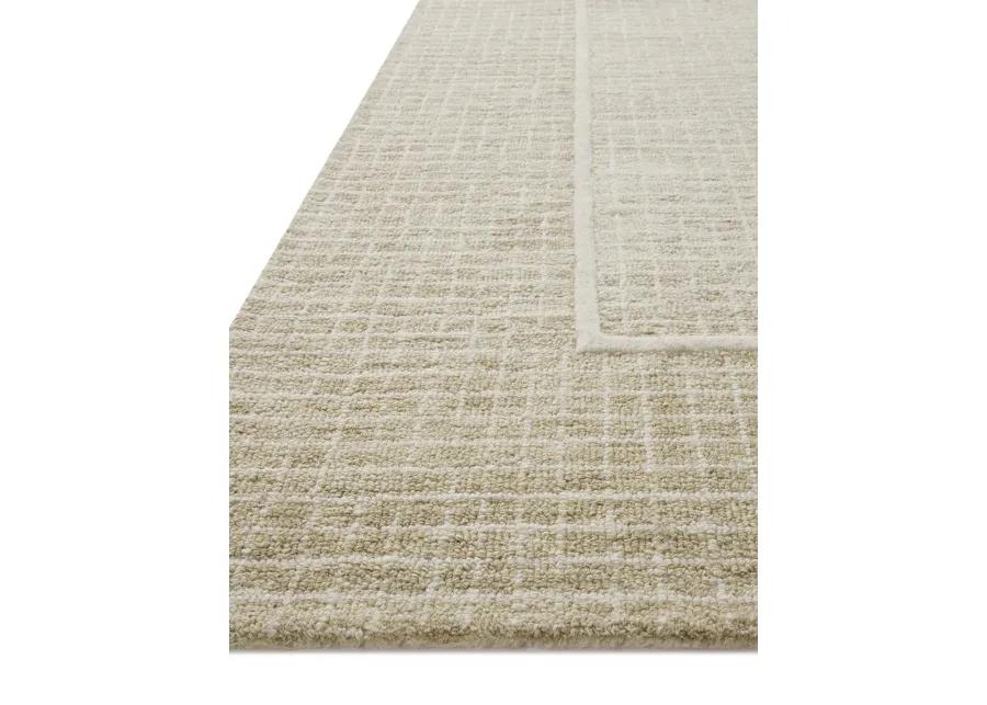 Briggs BRG-01 Wheat / Ivory 2''6" x 7''6" Rug by Chris Loves Julia