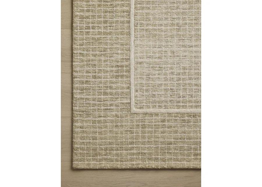 Briggs BRG-01 Wheat / Ivory 2''6" x 7''6" Rug by Chris Loves Julia