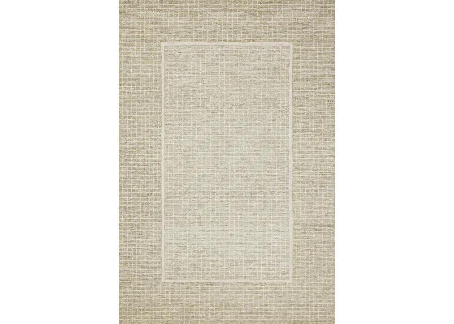 Briggs BRG-01 Wheat / Ivory 2''6" x 7''6" Rug by Chris Loves Julia