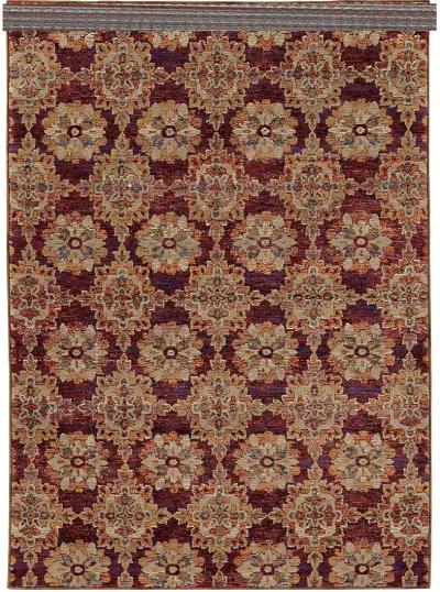 Andorra 3'3" x 5'2" Red Rug