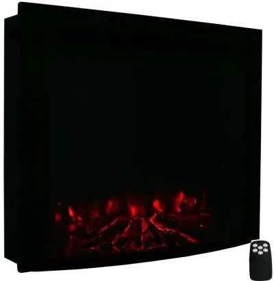 Sunnydaze 30 in Cozy Warmth Indoor Electric Fireplace Insert - Black