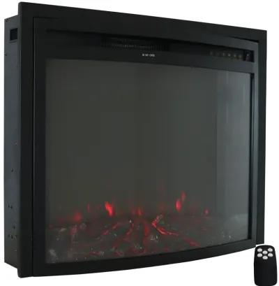 Sunnydaze 30 in Cozy Warmth Indoor Electric Fireplace Insert - Black