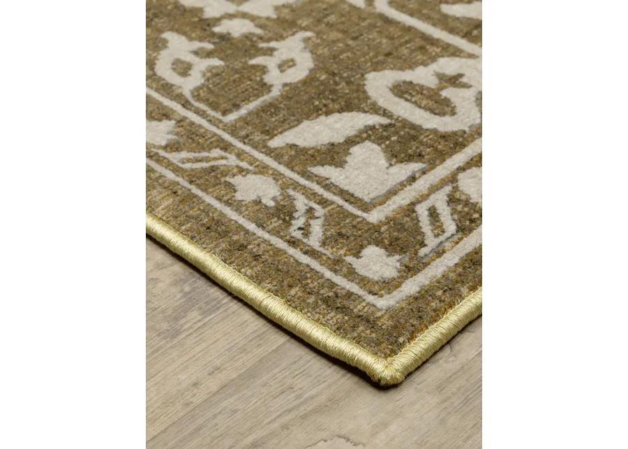 Intrigue 3'10" x 5'5" Gold Rug