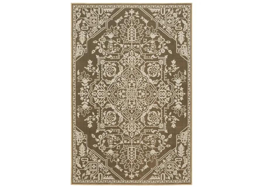 Intrigue 3'10" x 5'5" Gold Rug