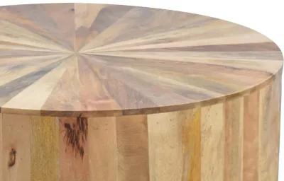 Solid Wood Round Wooden Coffee Table