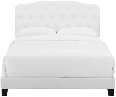 Modway - Amelia Twin Faux Leather Bed White