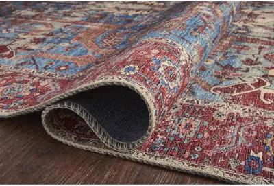 Loren LQ10 Blue/Red 8'4" x 11'6" Rug