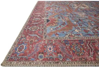 Loren LQ10 Blue/Red 8'4" x 11'6" Rug