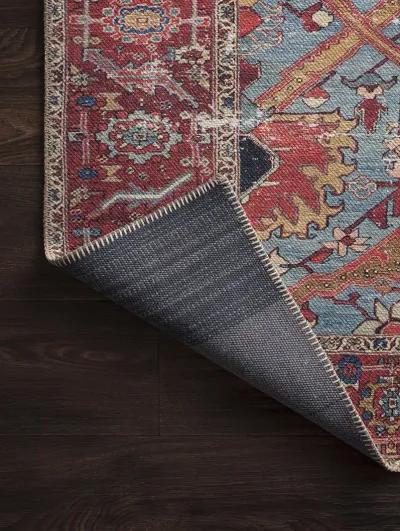 Loren LQ10 Blue/Red 8'4" x 11'6" Rug