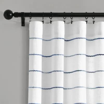 Ombre Stripe Yarn Dyed Cotton Window Curtain Panels