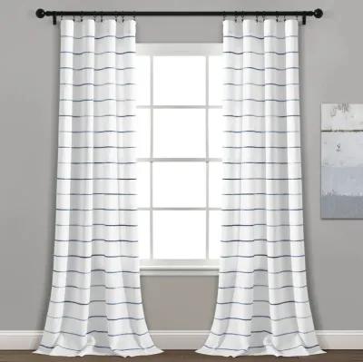 Ombre Stripe Yarn Dyed Cotton Window Curtain Panels