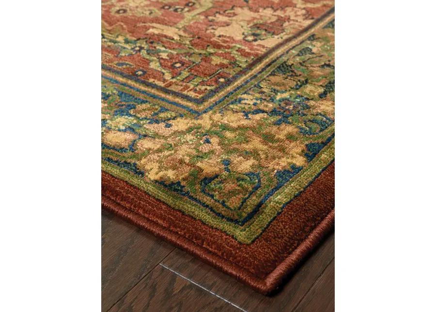 Kharma 6'7" x 9'1" Red Rug