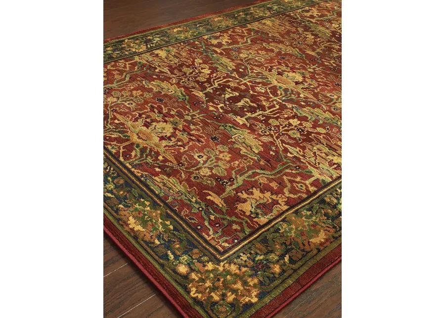 Kharma 6'7" x 9'1" Red Rug