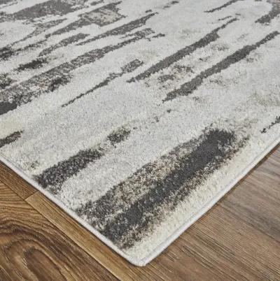 Vancouver 39FIF Ivory/Brown/Gray 1'8" x 2'10" Rug