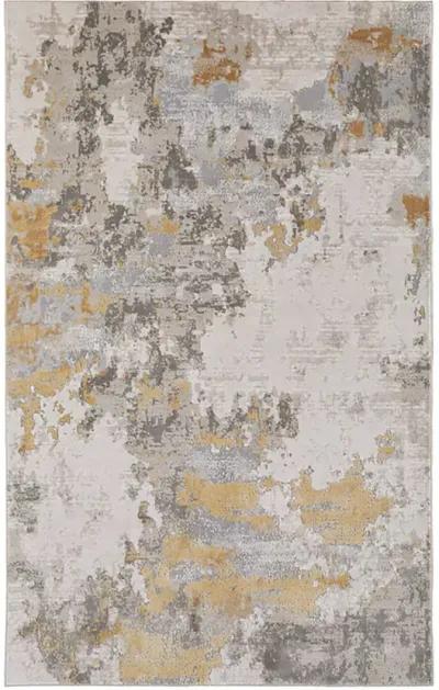 Waldor 3970F Ivory/Gold/Gray 1'8" x 2'10" Rug