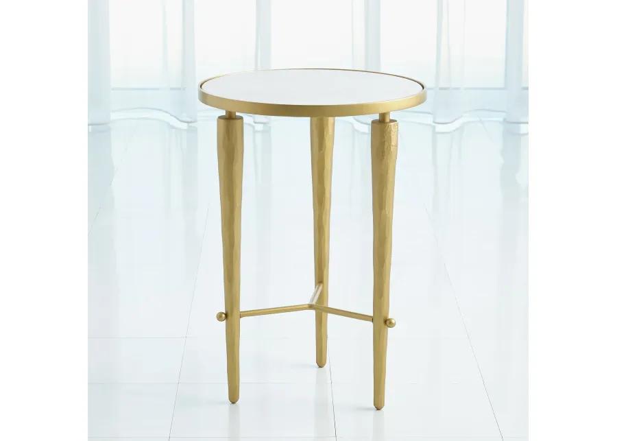 Jasper Accent Table- Brass