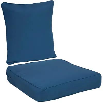 Sunnydaze Indoor/Outdoor Polyester Back and Seat Cushions