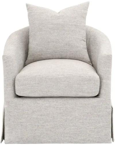 Slipcover Swivel Club Chair