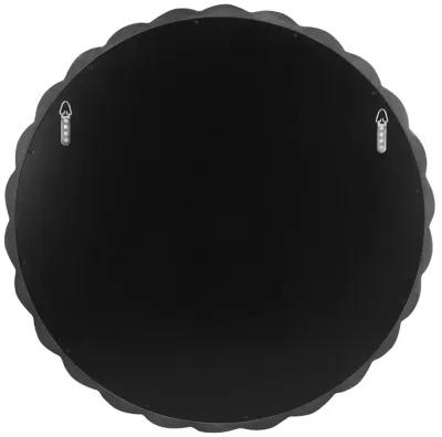 Agnes Mauve Round Mirror