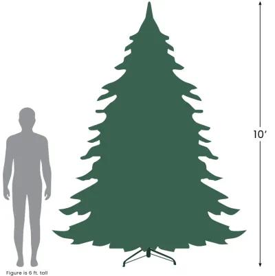 10' Pre-Lit Medium Canadian Pine Artificial Christmas Tree  Clear Lights