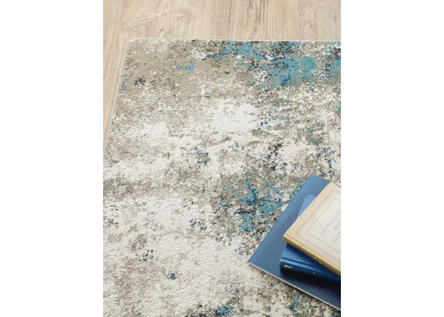 Venice 6'7" x 9'2" Blue Rug