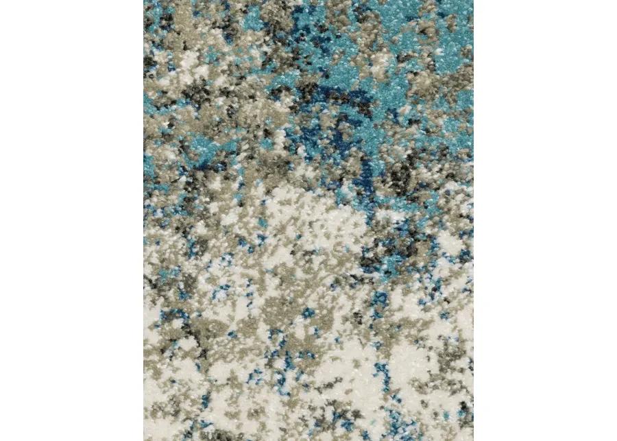 Venice 6'7" x 9'2" Blue Rug