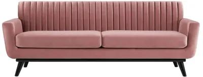 Engage Channel Tufted Performance Velvet Sofa