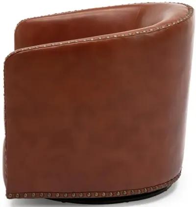 Comfort Pointe Tyler Swivel Arm Chair - Caramel