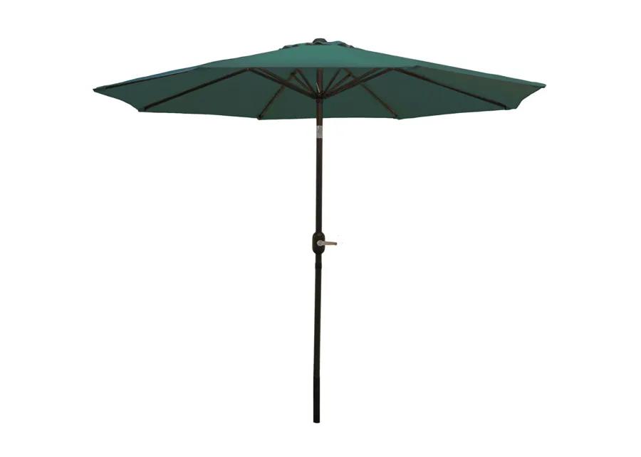 Sunnydaze 9 ft Aluminum Patio Umbrella with Tilt and Crank