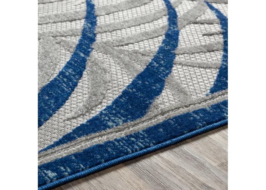 Big Sur BSR-2312 4'3' x 5'7' Blue Rug